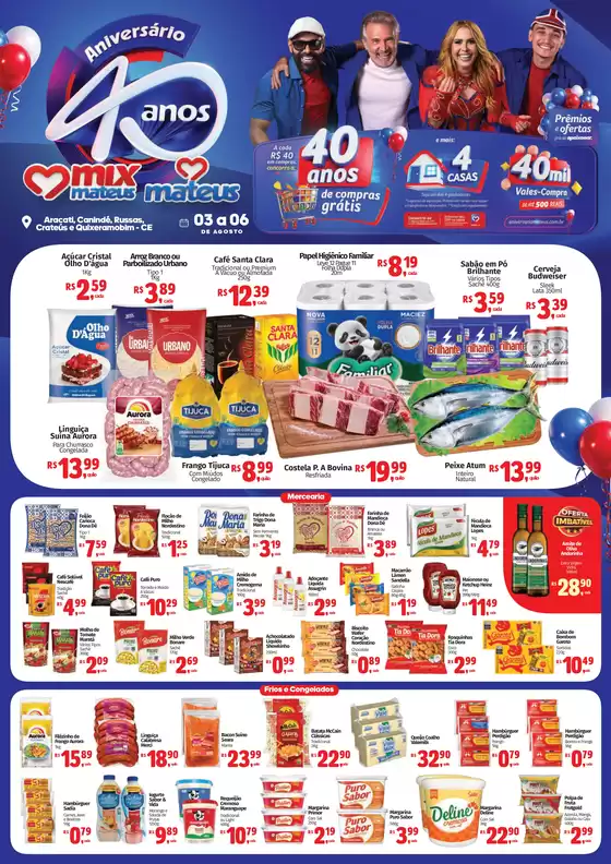 Catálogo Supermercados Mateus | Regular de Aniversario | 2026-08-03T00:00:00.000Z - 2026-08-06T00:00:00.000Z