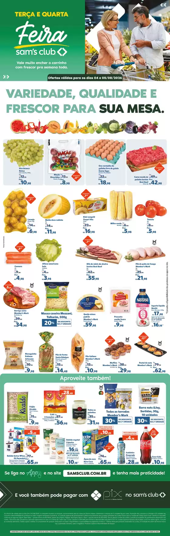 Catálogo Sam's Club em Patrocínio | OFERTAS FEIRA | 2026-08-04T00:00:00.000Z - 2026-08-05T00:00:00.000Z