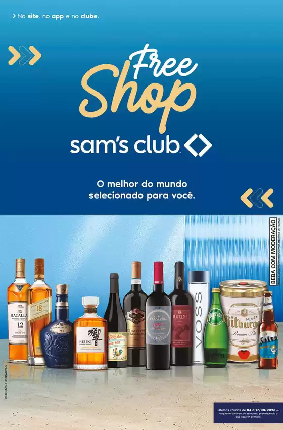 Catálogo Sam's Club em Patrocínio | Melhores ofertas para compradores econômicos | 2026-08-04T00:00:00.000Z - 2026-08-17T00:00:00.000Z