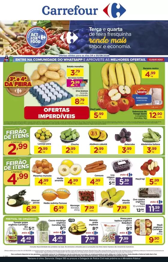 Catálogo Carrefour em Cruzeiro | Ofertas e promoções atuais | 2026-08-04T00:00:00.000Z - 2026-08-05T00:00:00.000Z