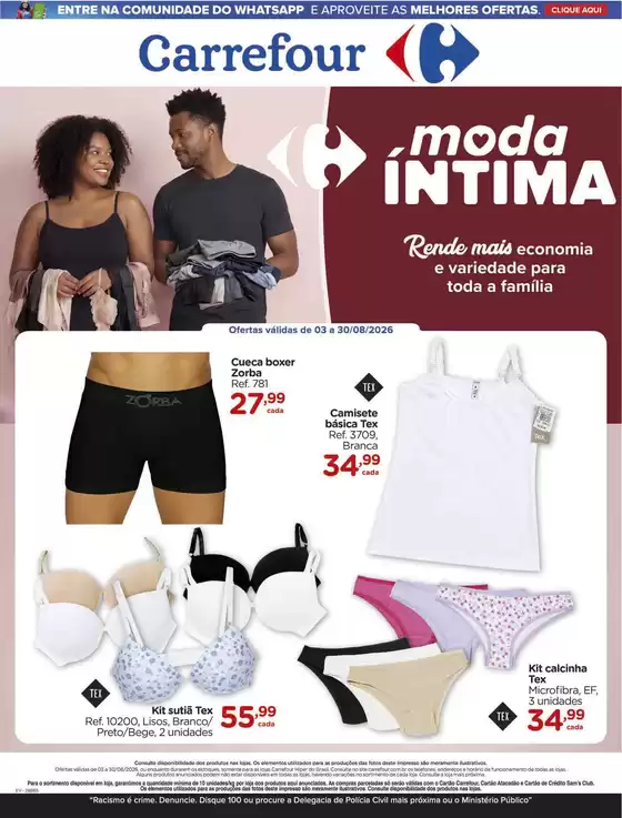 Catálogo Carrefour em Açucena | FESTIVAL MODA ÍNTIMA | 2026-08-03T00:00:00.000Z - 2026-08-30T00:00:00.000Z