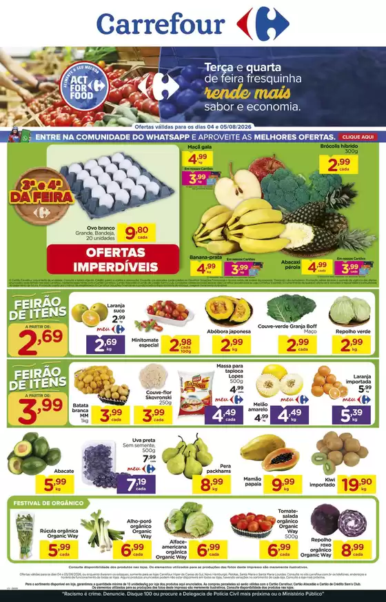 Catálogo Carrefour em Cruzeiro | Ofertas exclusivas | 2026-08-04T00:00:00.000Z - 2026-08-05T00:00:00.000Z
