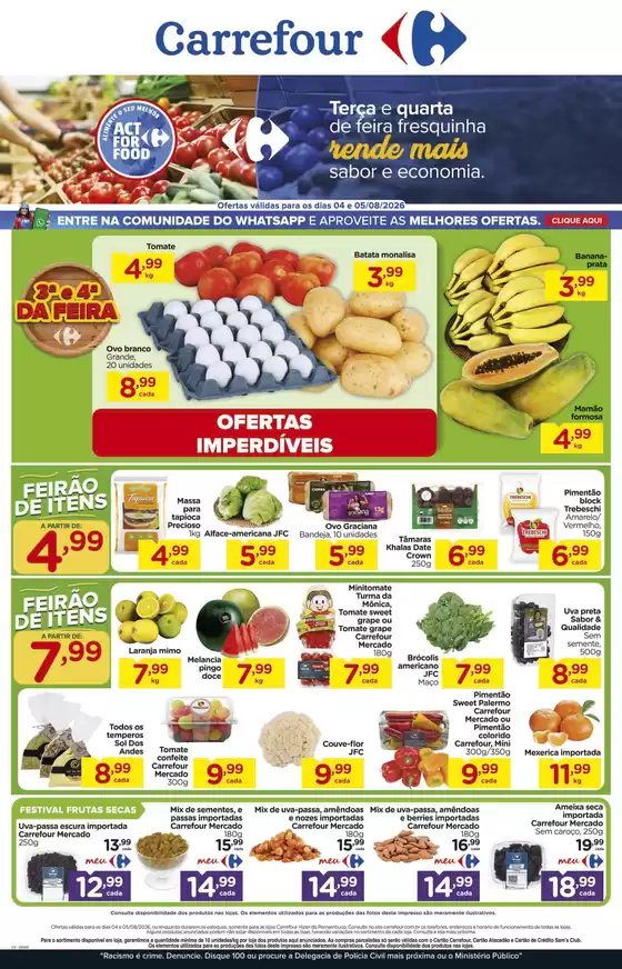 Catálogo Carrefour em Cruzeiro | Ofertas exclusivas para nossos clientes | 2026-08-04T00:00:00.000Z - 2026-08-05T00:00:00.000Z