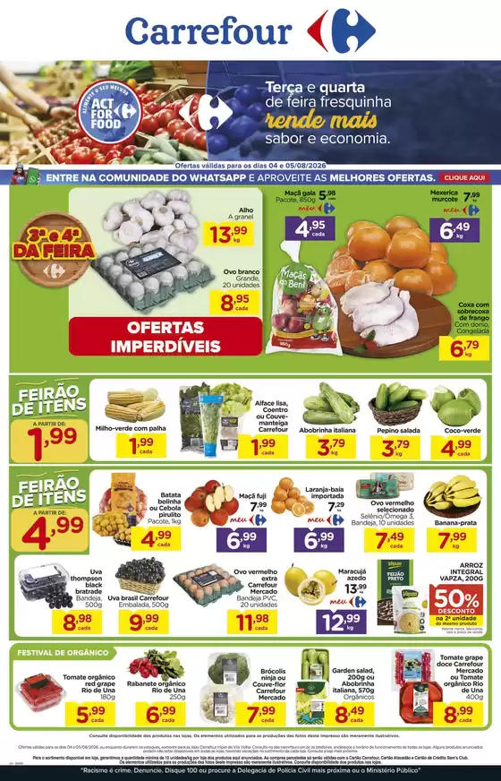 Catálogo Carrefour em Cruzeiro | Novas ofertas para descobrir | 2026-08-04T00:00:00.000Z - 2026-08-05T00:00:00.000Z