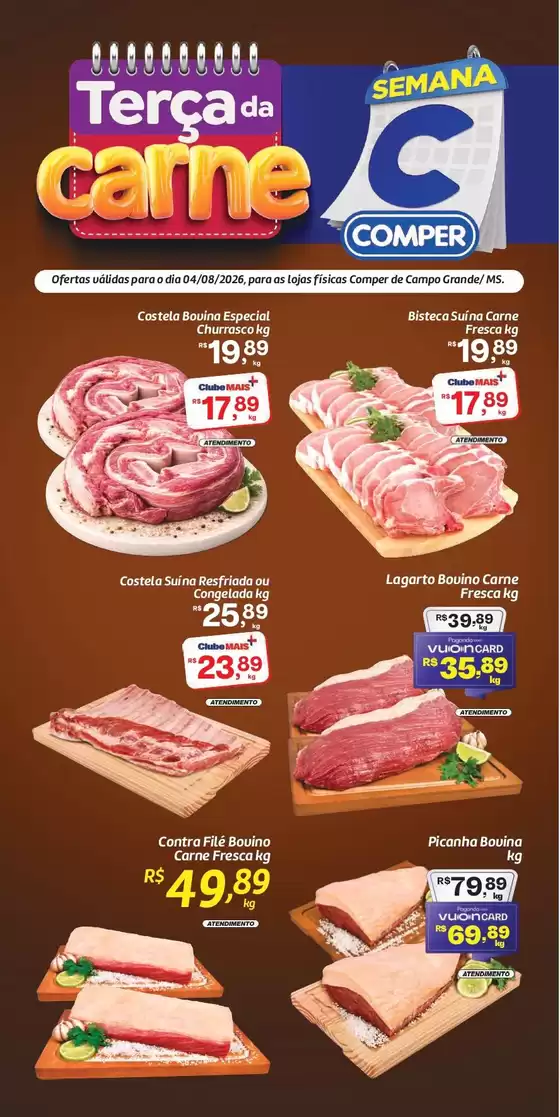 Catálogo Comper | Terça da Carne | 2026-08-04T00:00:00.000Z - 2026-08-04T00:00:00.000Z