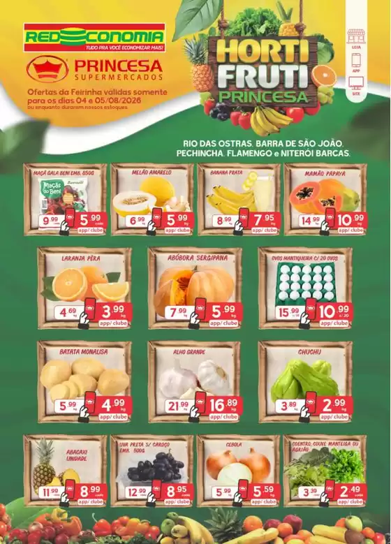 Catálogo Princesa Supermercados | Feirinha G2 - 04 e 05/08 | 2026-08-04T00:00:00.000Z - 2026-08-06T00:00:00.000Z