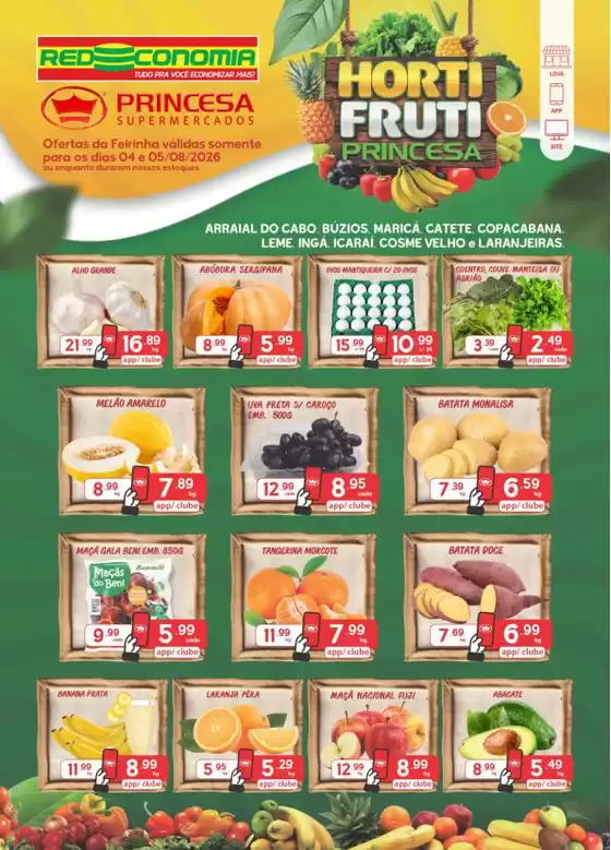 Catálogo Princesa Supermercados | Feirinha G3 - 04 e 05/08 | 2026-08-04T00:00:00.000Z - 2026-08-06T00:00:00.000Z
