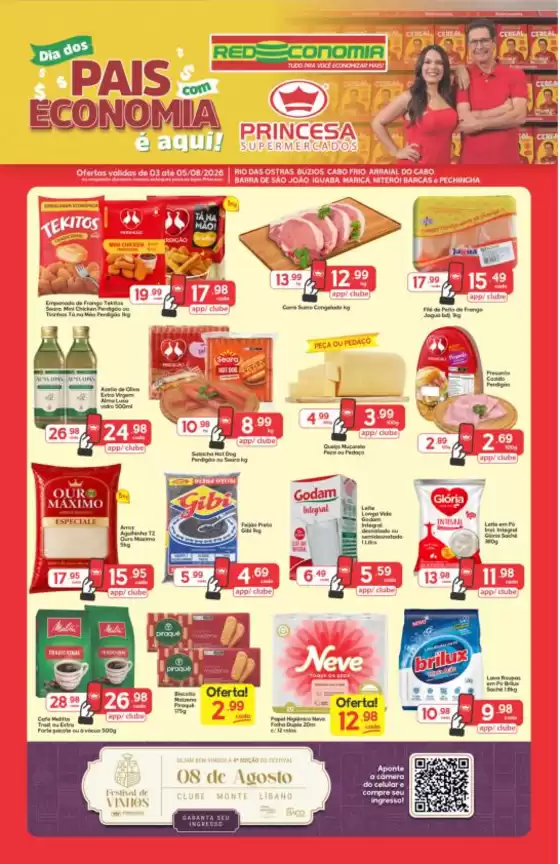 Catálogo Princesa Supermercados | Dia dos Pais com Economia G2 - 03 a 05/08 | 2026-08-03T00:00:00.000Z - 2026-08-06T00:00:00.000Z