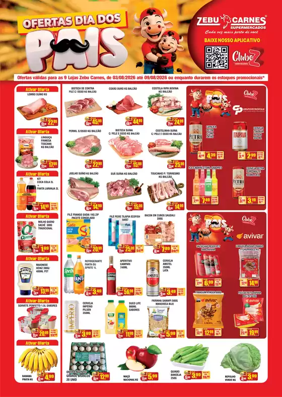 Catálogo Zebu Carnes Supermercados | 5 Jornal Zebu JULHO F8 05 2026 | 2026-08-03T00:00:00.000Z - 2026-08-09T00:00:00.000Z