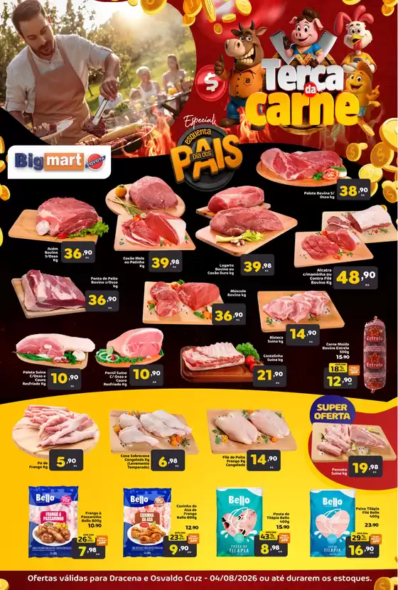 Catálogo Bigmart em Bastos | Terça do Açougue Aproveite os melhores cortes da cidade | 2026-08-04T00:00:00.000Z - 2026-08-04T00:00:00.000Z