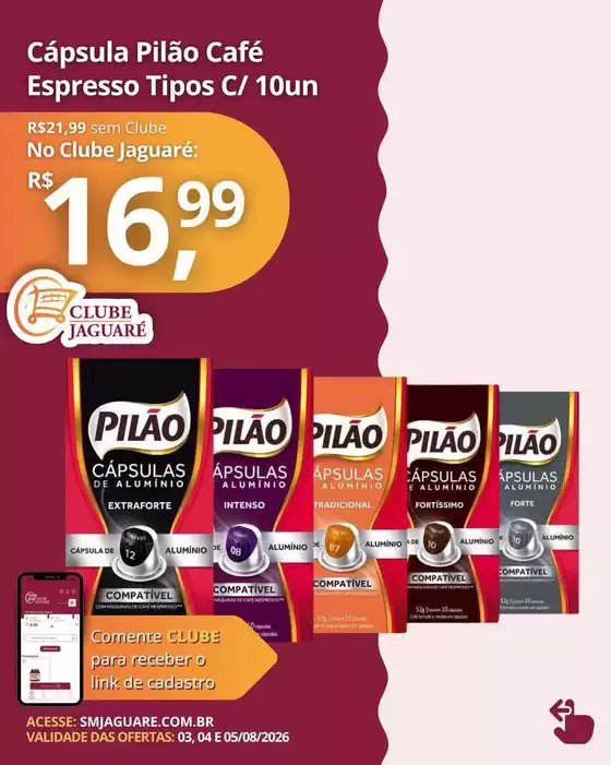 Catálogo Supermercado Jaguaré | Encarte Supermercado Jaguaré | 2026-08-03T00:00:00.000Z - 2026-08-05T00:00:00.000Z