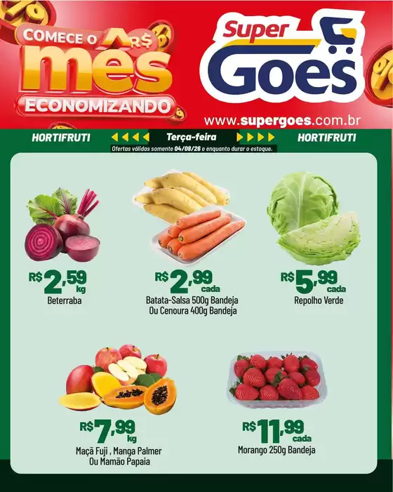 Catálogo Supermercados Goes | Encarte Supermercados Goes | 2026-08-04T00:00:00.000Z - 2026-08-04T00:00:00.000Z