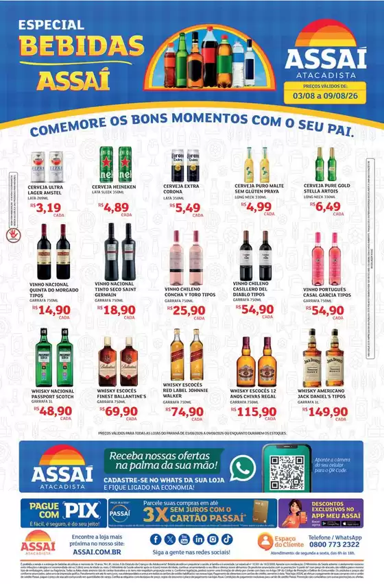 Catálogo Assaí Atacadista | Encarte Assaí Atacadista 169335 | 2026-08-04T00:00:00.000Z - 2026-08-09T00:00:00.000Z