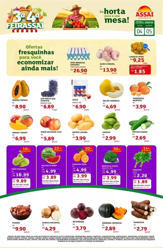 Catálogo Assaí Atacadista | Encarte Assaí Atacadista 49466-758 | 2026-08-04T00:00:00.000Z - 2026-08-05T00:00:00.000Z
