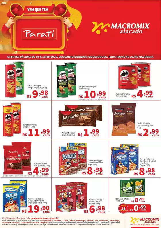 Catálogo Macromix Atacado | Descontos e promoções | 2026-08-04T00:00:00.000Z - 2026-08-15T00:00:00.000Z