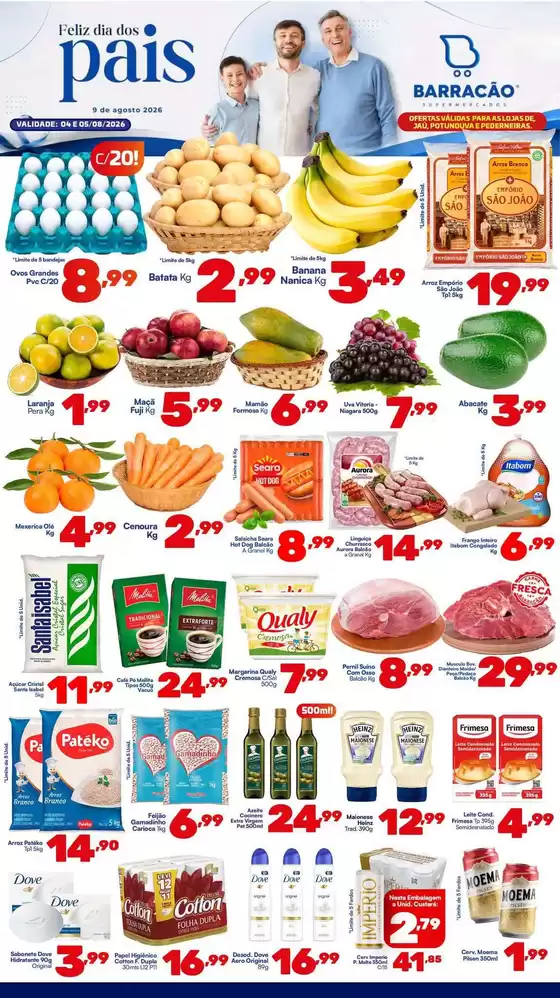 Catálogo Barracão Supermercado | Melhores ofertas para todos os caçadores de pechinchas | 2026-08-04T00:00:00.000Z - 2026-08-05T00:00:00.000Z