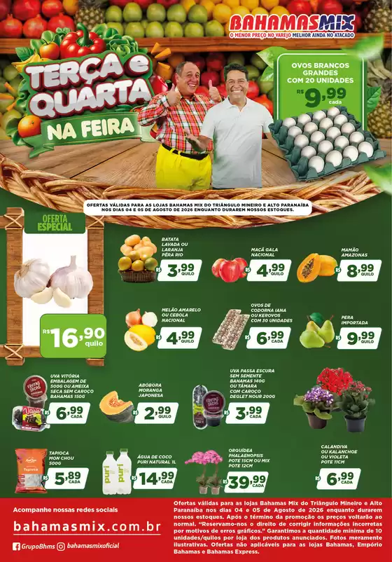 Catálogo Bahamas Mix em Américo Brasiliense | Mix TERCA E QUARTA NA FEIRA BAHAMAS TM 04 E 05 08 | 2026-08-04T00:00:00.000Z - 2026-08-05T00:00:00.000Z