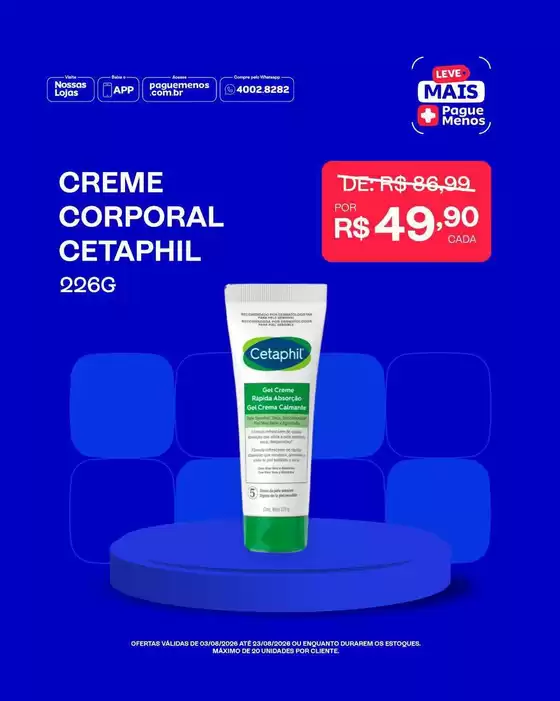 Catálogo Farmácias Pague Menos | Pechinchas e ofertas atuais | 2026-08-03T00:00:00.000Z - 2026-08-23T00:00:00.000Z