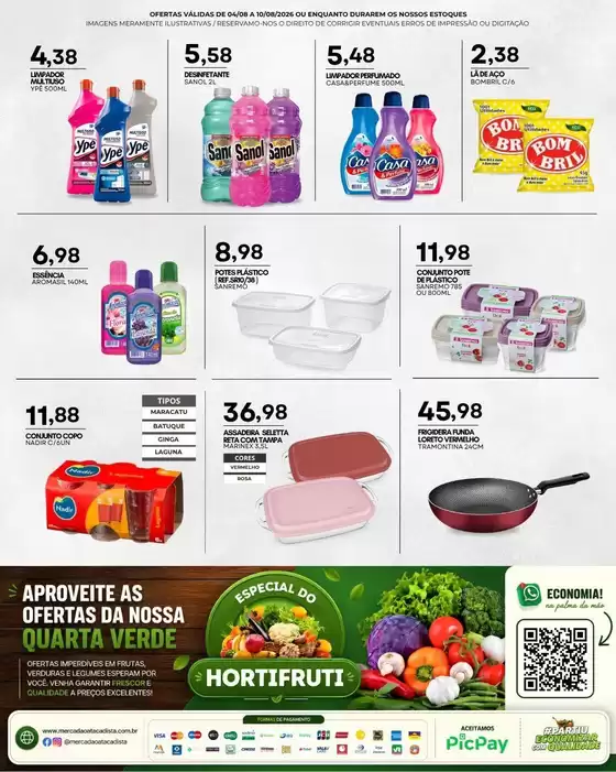 Catálogo Mercadão Atacadista | Ótima oferta para caçadores de pechinchas | 2026-08-04T00:00:00.000Z - 2026-08-10T00:00:00.000Z
