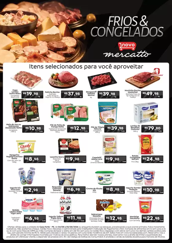 Catálogo Novo Atacarejo | PERECIVEIS - CASA FORTE | 2026-08-04T00:00:00.000Z - 2026-08-05T00:00:00.000Z