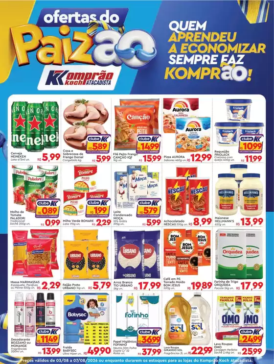 Catálogo Komprão Atacadista | Ofertas e promoções atuais | 2026-08-03T00:00:00.000Z - 2026-08-07T00:00:00.000Z