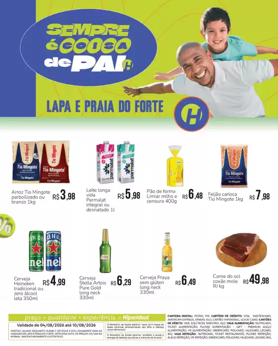 Catálogo Hiperideal Supermercados | Grandes descontos em produtos selecionados | 2026-08-04T00:00:00.000Z - 2026-08-10T00:00:00.000Z
