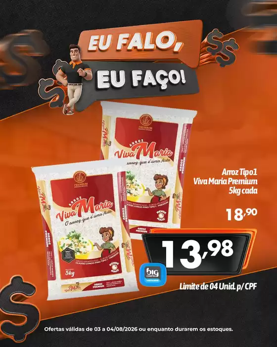 Catálogo Supermercados Big Compra | Ótima oferta para caçadores de pechinchas | 2026-08-03T00:00:00.000Z - 2026-08-04T00:00:00.000Z