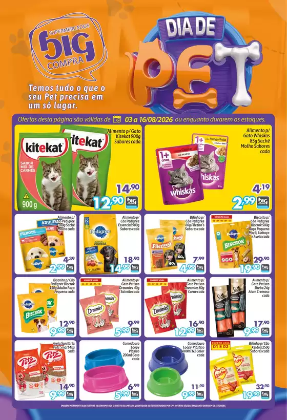 Catálogo Supermercados Big Compra | Ofertas exclusivas para nossos clientes | 2026-08-03T00:00:00.000Z - 2026-08-16T00:00:00.000Z