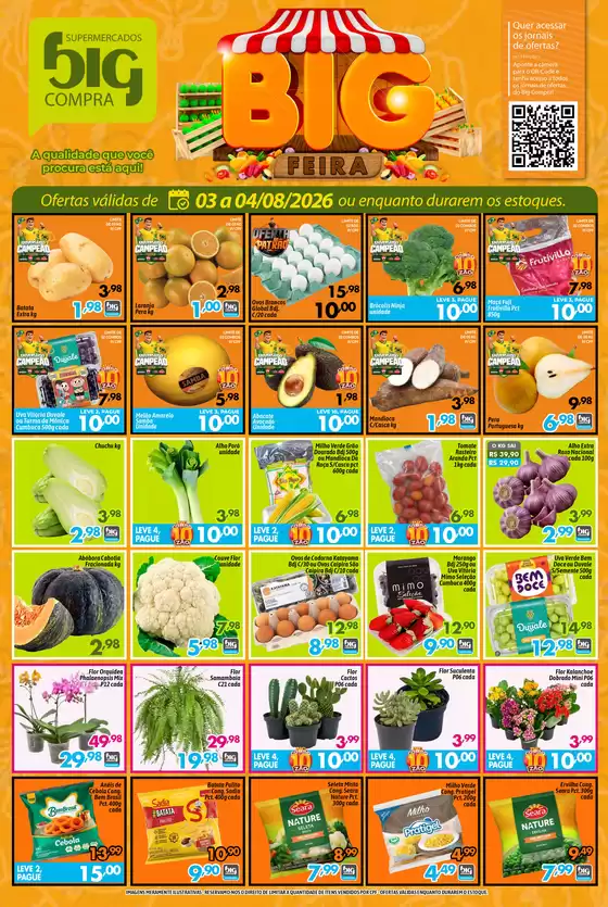 Catálogo Supermercados Big Compra | Melhores ofertas e descontos | 2026-08-03T00:00:00.000Z - 2026-08-04T00:00:00.000Z