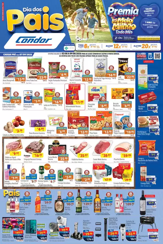 Catálogo Supermercados Condor | Ótima oferta para caçadores de pechinchas | 2026-08-03T00:00:00.000Z - 2026-08-09T00:00:00.000Z