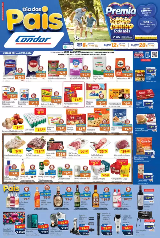 Catálogo Supermercados Condor | Ofertas especiais para você | 2026-08-03T00:00:00.000Z - 2026-08-09T00:00:00.000Z