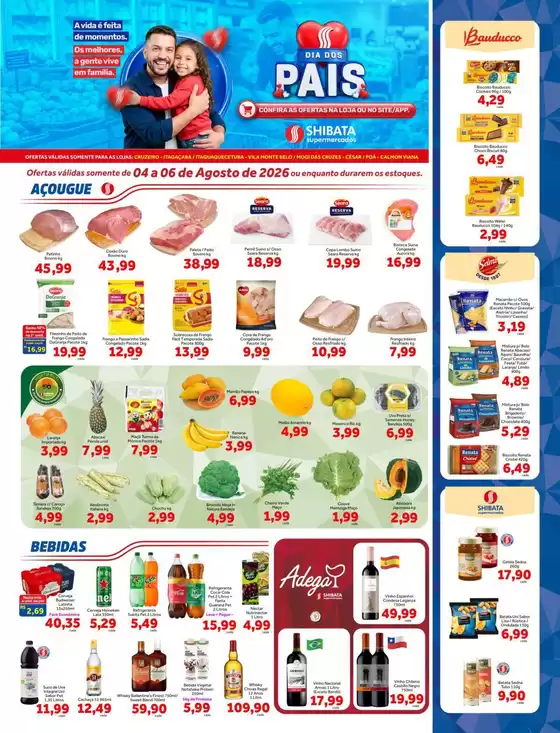 Catálogo Shibata Supermercados | Ofertas exclusivas e pechinchas | 2026-08-04T00:00:00.000Z - 2026-08-06T00:00:00.000Z