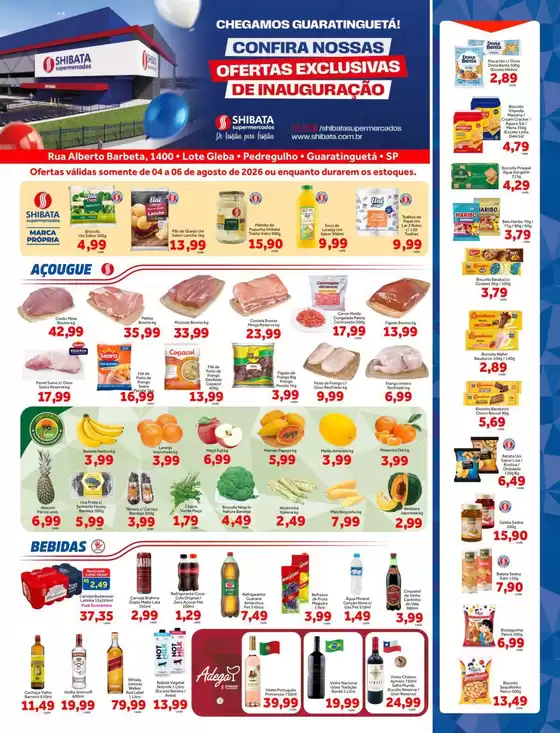 Catálogo Shibata Supermercados | Ofertas especiais para você | 2026-08-04T00:00:00.000Z - 2026-08-06T00:00:00.000Z