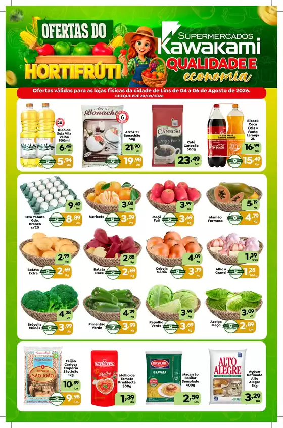 Catálogo Supermercados Kawakami | Ofertas - Lins | 2026-08-04T00:00:00.000Z - 2026-08-06T00:00:00.000Z