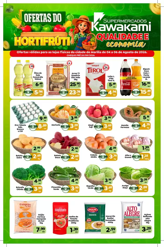 Catálogo Supermercados Kawakami | Ofertas - Marília | 2026-08-04T00:00:00.000Z - 2026-08-06T00:00:00.000Z