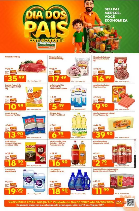 Catálogo Econômico Atacadão | Tabloide Econômico Atacadão - SP | 2026-08-04T00:00:00.000Z - 2026-08-07T00:00:00.000Z