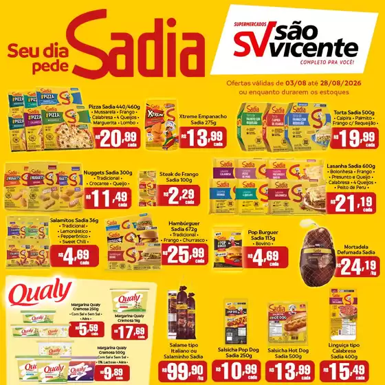 Catálogo Supermercados São Vicente | Melhores ofertas para todos os caçadores de pechinchas | 2026-08-03T00:00:00.000Z - 2026-08-28T00:00:00.000Z