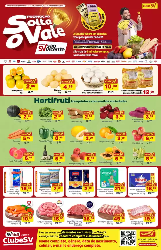 Catálogo Supermercados São Vicente | Melhores ofertas e descontos | 2026-08-04T00:00:00.000Z - 2026-08-05T00:00:00.000Z
