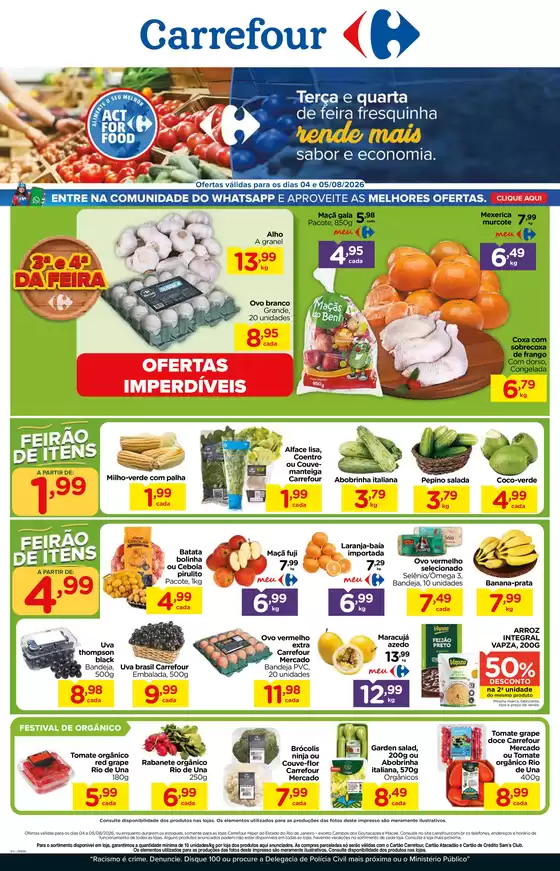 Catálogo Carrefour | TERÇA E QUARTA DE FEIRA FRESQUINHA | 2026-08-04T00:00:00.000Z - 2026-08-05T00:00:00.000Z