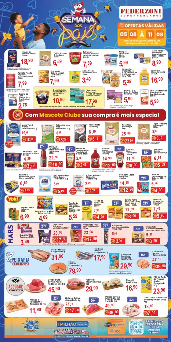 Catálogo Federzoni Supermercados | Semana dos Pais! | 2026-08-05T00:00:00.000Z - 2026-08-11T00:00:00.000Z