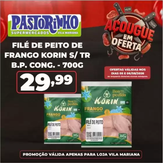 Catálogo Supermercado Pastorinho | Ofertas exclusivas para nossos clientes | 2026-08-05T00:00:00.000Z - 2026-08-06T00:00:00.000Z