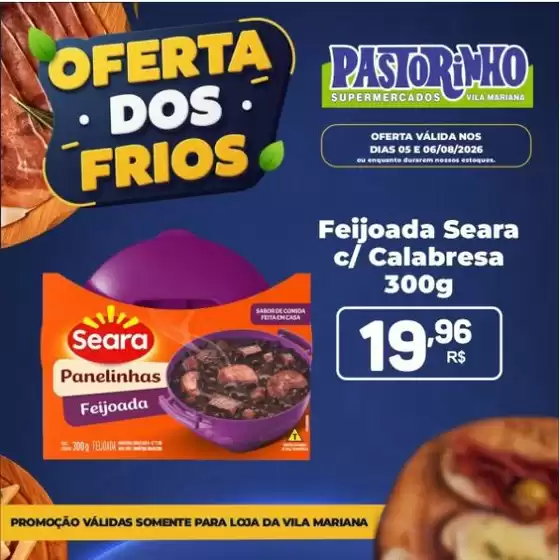 Catálogo Supermercado Pastorinho | Descontos e promoções | 2026-08-05T00:00:00.000Z - 2026-08-06T00:00:00.000Z