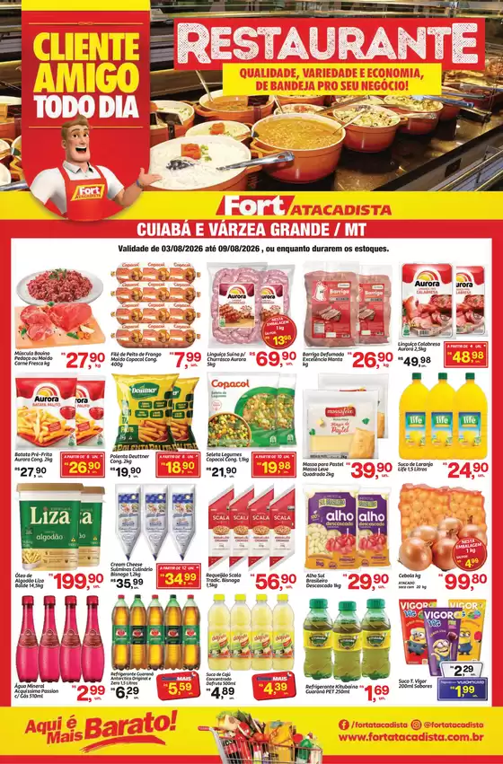 Catálogo Fort Atacadista | MT Fort Food Restaurante 03 a 09 AGO 26 | 2026-08-03T00:00:00.000Z - 2026-08-09T00:00:00.000Z