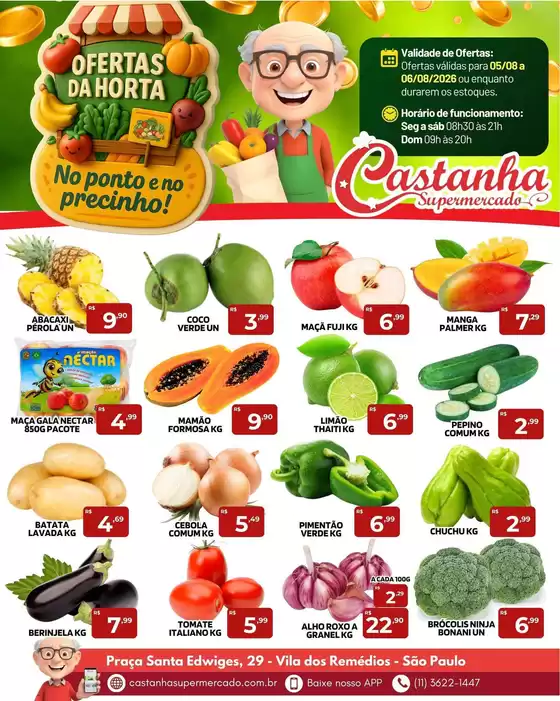 Catálogo Supermercado Castanha | Encarte Supermercado Castanha | 2026-08-05T00:00:00.000Z - 2026-08-06T00:00:00.000Z