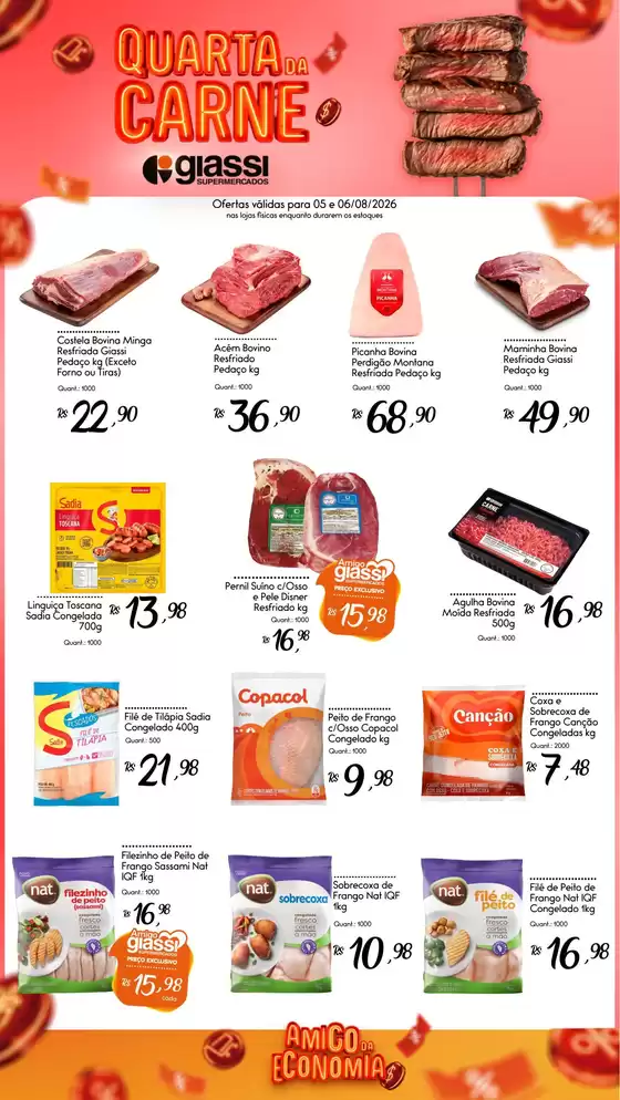 Catálogo Giassi Supermercados | Encarte Giassi Supermercados | 2026-08-05T00:00:00.000Z - 2026-08-06T00:00:00.000Z
