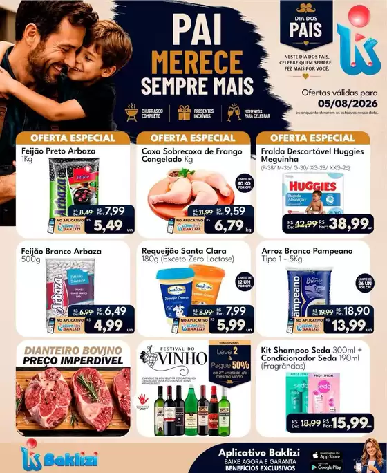 Catálogo Supermercados Baklizi em Uru | Encarte Supermercados Baklizi | 2026-08-05T00:00:00.000Z - 2026-08-05T00:00:00.000Z