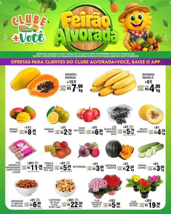 Catálogo Supermercados Alvorada em Uru | Ofertas e promoções atuais | 2026-08-04T00:00:00.000Z - 2026-08-05T00:00:00.000Z