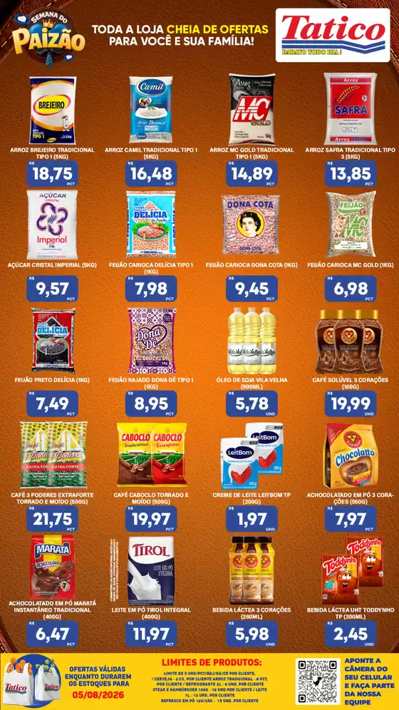 Catálogo Tatico | Melhores ofertas para compradores econômicos | 2026-08-05T00:00:00.000Z - 2026-08-05T00:00:00.000Z