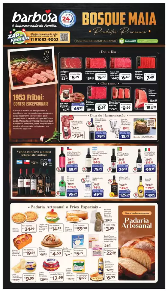 Catálogo Barbosa Supermercados | Ofertas Exclusivas Para A Loja Bosque Maia | 2026-08-05T00:00:00.000Z - 2026-08-18T00:00:00.000Z