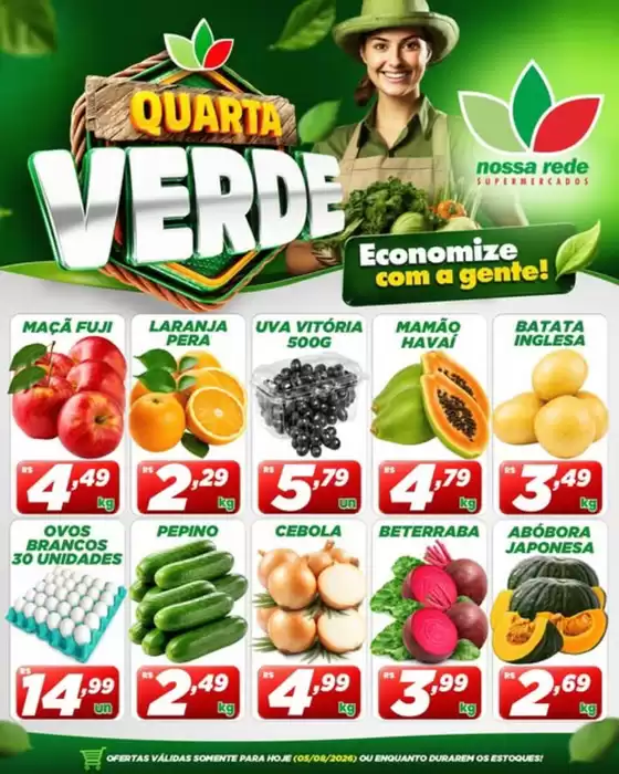 Catálogo Nossa Rede Supermercados | QUARTA VERDE | 2026-08-05T00:00:00.000Z - 2026-08-05T00:00:00.000Z